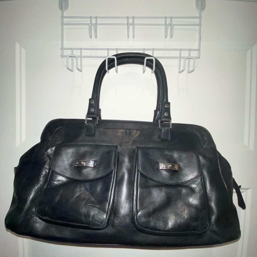 -   Casadei genuine leather bag made in Italy --
